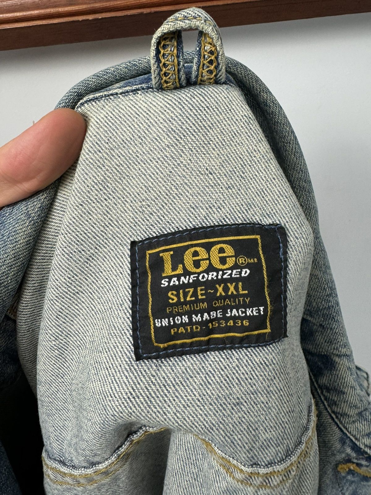 Lee 90s Vintage Lee Denim Trucker Rider Jacket Casual Jeans Rare Size US XXL / EU 58 / 5 - 5 Thumbnail