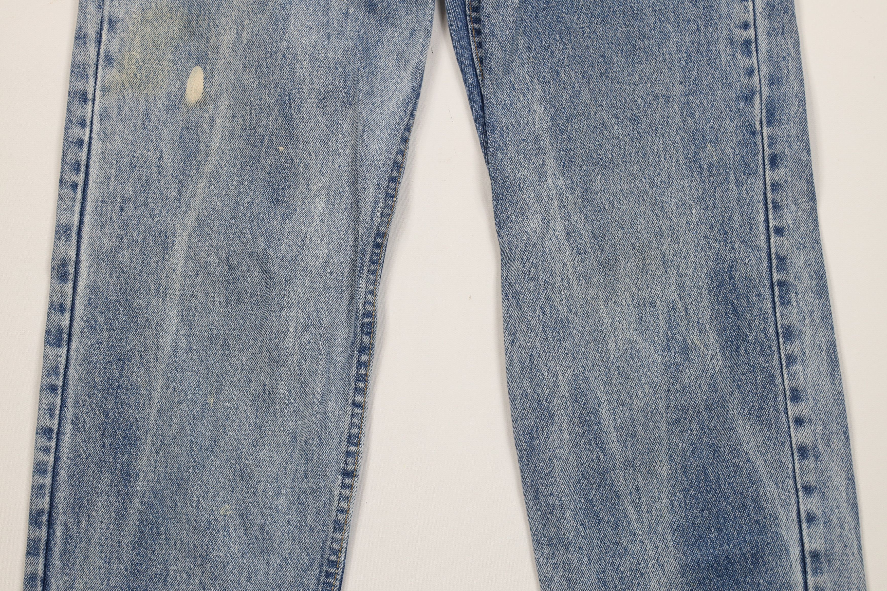 Levi's Vintage 80s Levis 550 Orange Tab Acid Wash Relaxed Jeans USA Size US 31 - 3 Thumbnail