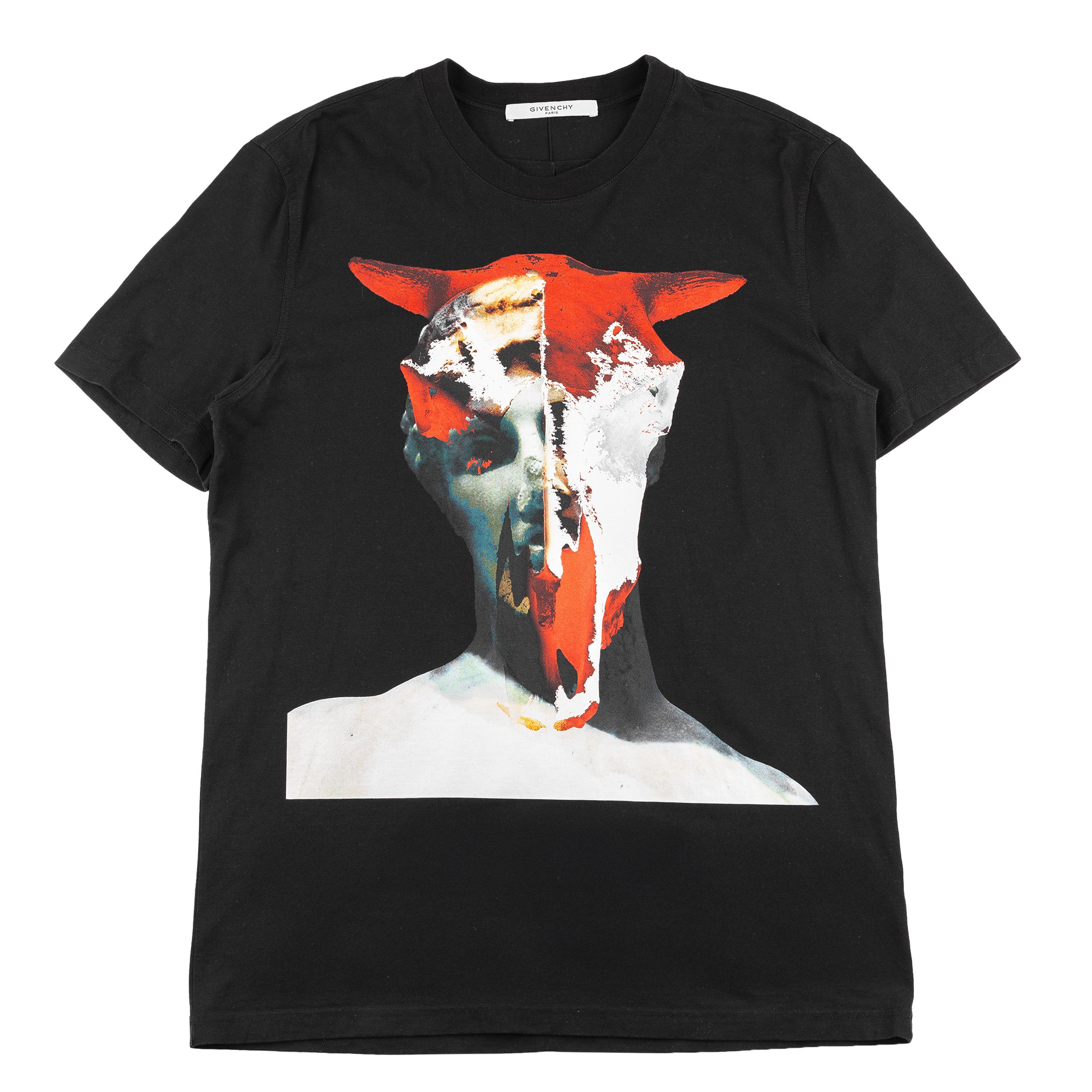 Givenchy Givenchy Paris by Tisci Devil Demon Black T-Shirt (L) Size US L / EU 52-54 / 3 - 1 Thumbnail