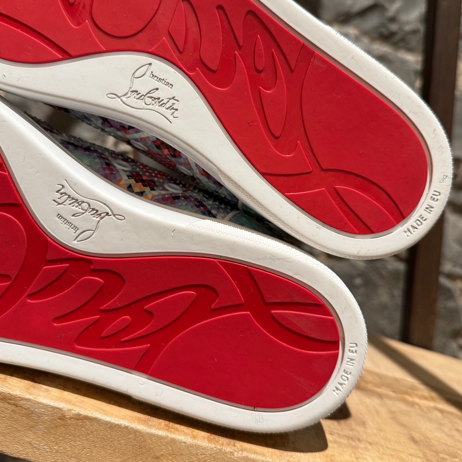 Christian Louboutin Christian Louboutin Louis Orlato Python Pixel Sneakers Size US 10 / EU 43 - 8 Thumbnail