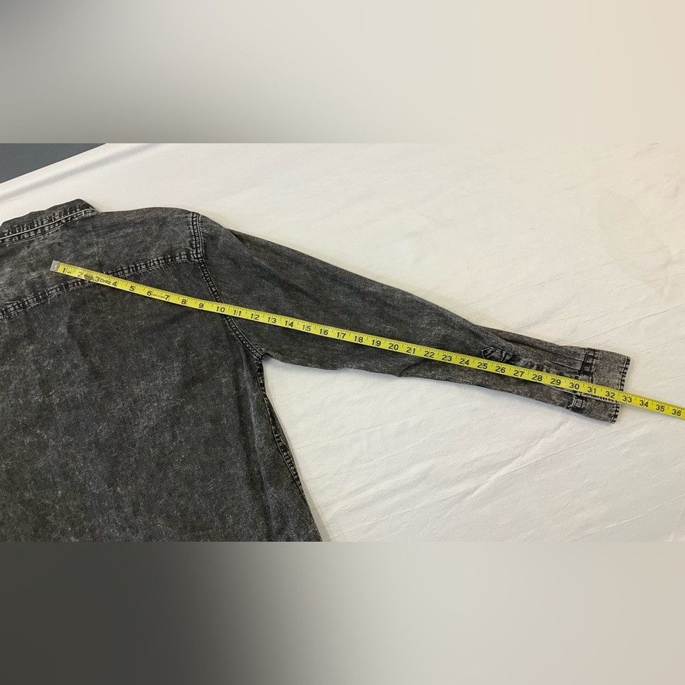ONLY & SONS ONLY & SONS Medium Faded Black Denim Shirt Size US M / EU 48-50 / 2 - 8 Thumbnail