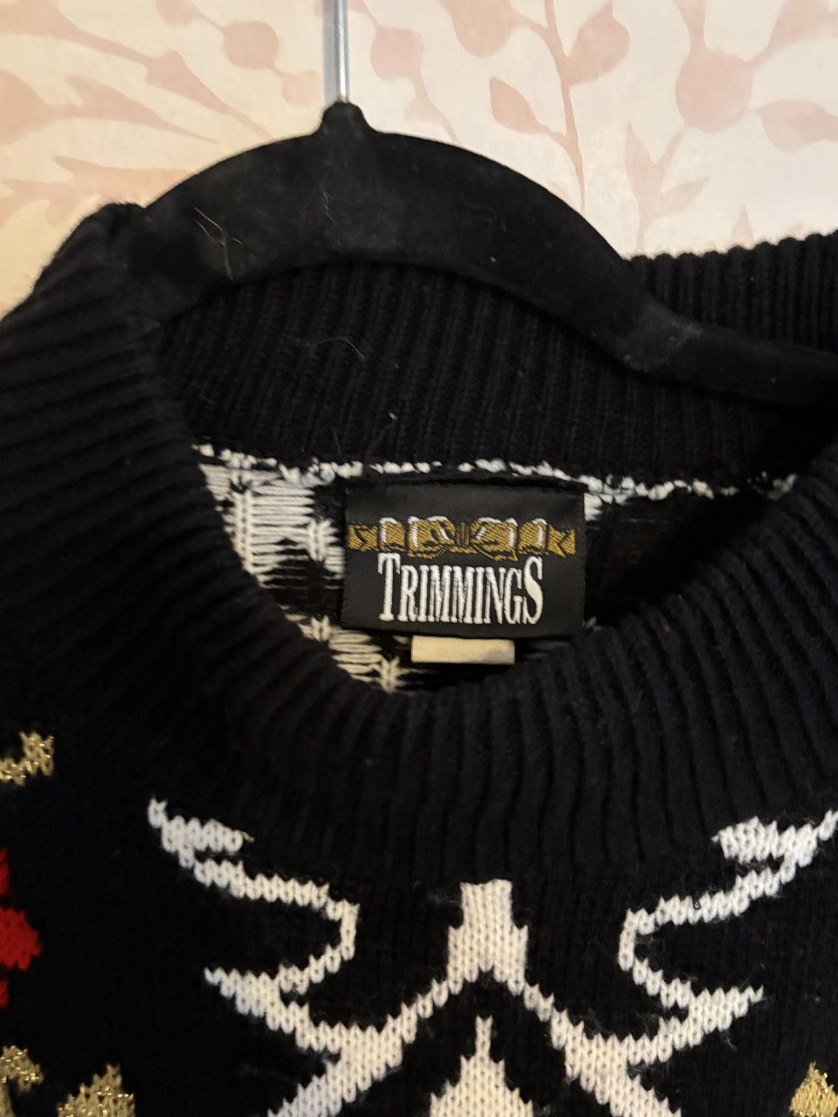 Unknown London Vintage 80's Pointsettia Ugly Christmas Sweater XL Size XL / US 12-14 / IT 48-50 - 5 Thumbnail