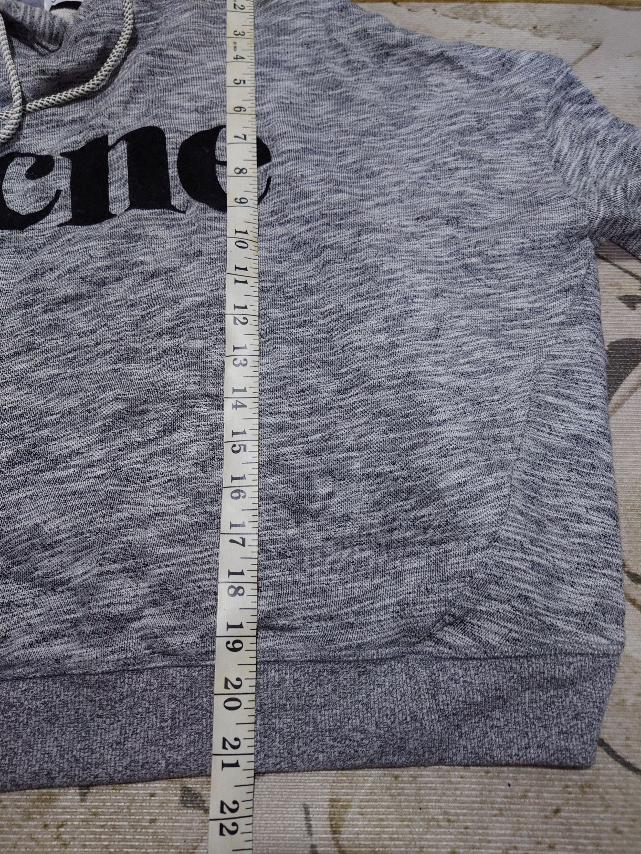 Acne Studios Acne Studios Gray Joghy Cropped Logo Hoodie Size L / US 10 / IT 46 - 8 Thumbnail