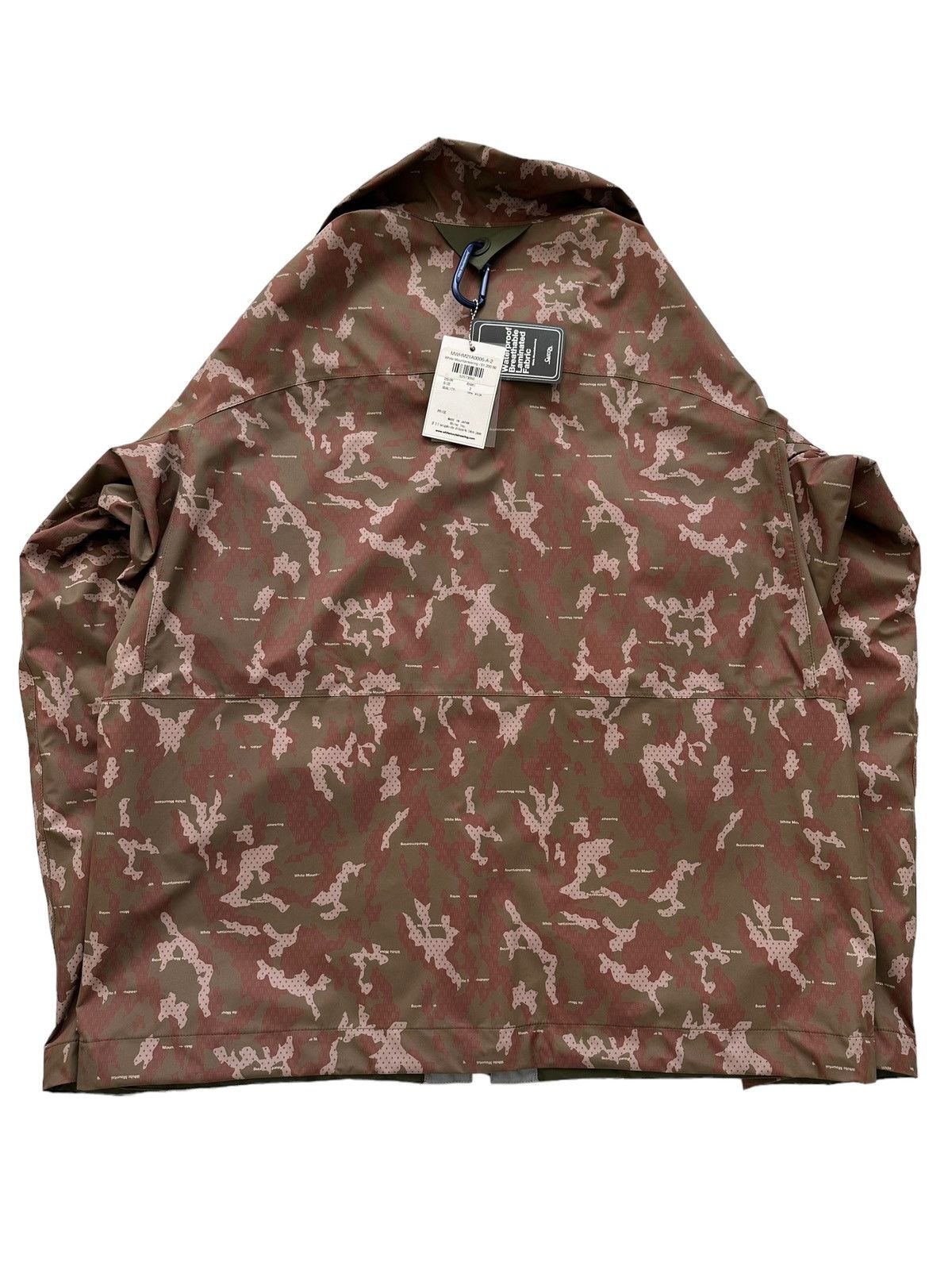 White Mountaineering $1,200 Saitos Waterproof Camo Rain Jacket Size US M / EU 48-50 / 2 - 6 Thumbnail