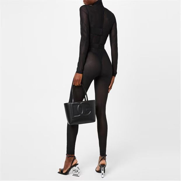 Dolce & Gabbana o1g2r1mq1024 Re Edition Kim Tulle Jumpsuit in Nero Size M / US 6-8 / IT 42-44 - 5 Thumbnail