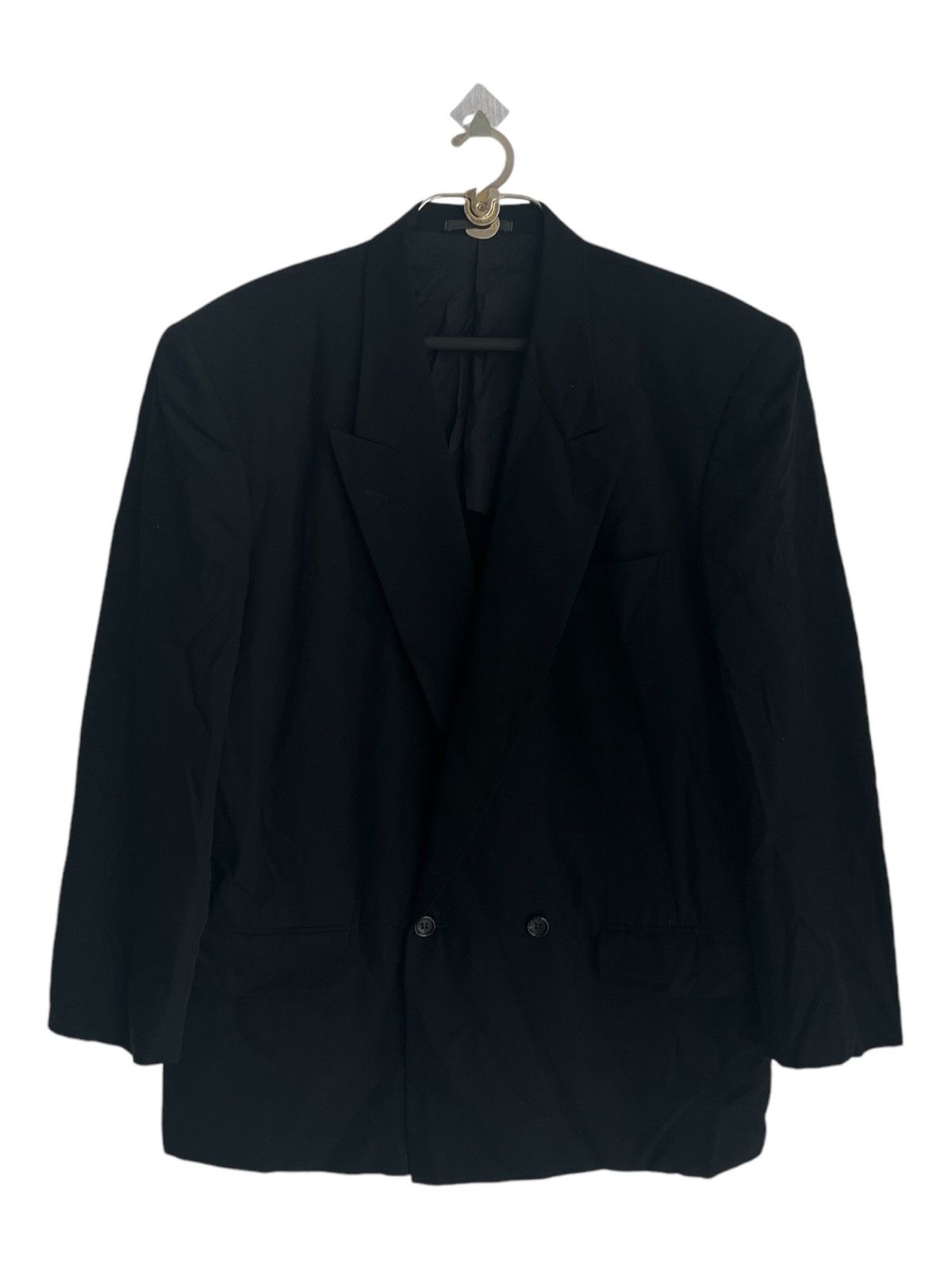 Comme des Garcons Homme AW90 Comme des Garçons Homme Double Breast Minimalist Blazer Size US L / EU 52-54 / 3 - 2 Thumbnail