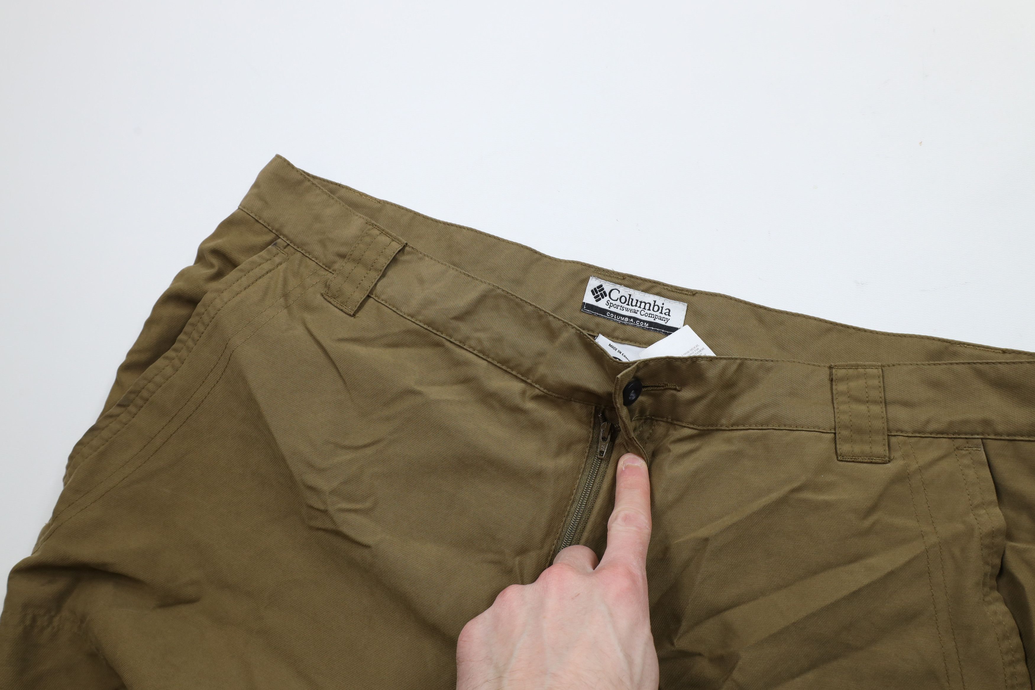 Columbia × Vintage Vintage Columbia Microfiber Wide Leg Utility Pants Brown Size US 40 / EU 56 - 10 Thumbnail