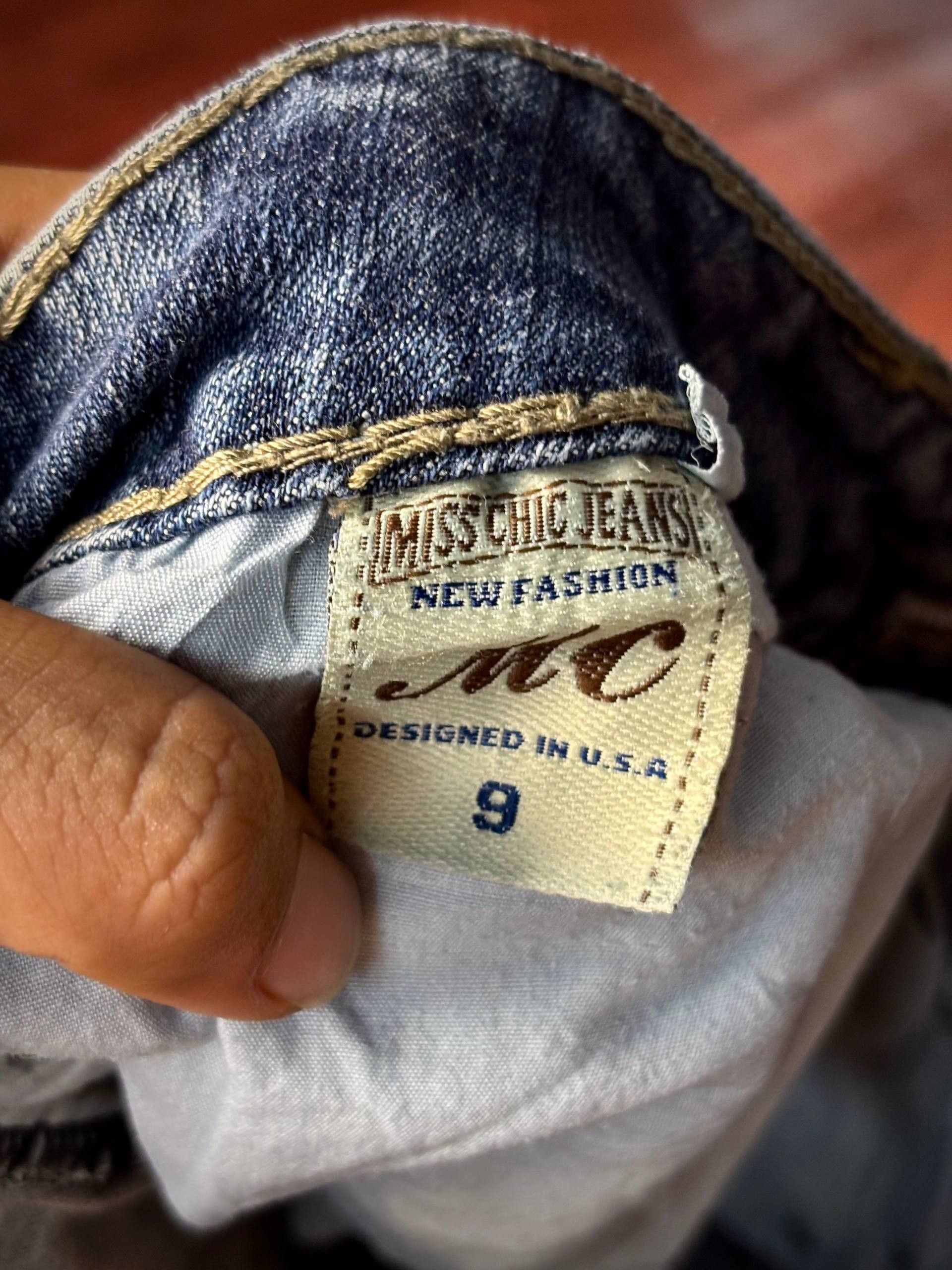 Miss Me Vintage Y2K Miss Chic Phoenix Flap Pocket Flare Denim Pants Size 30" / US 8 / IT 44 - 5 Thumbnail