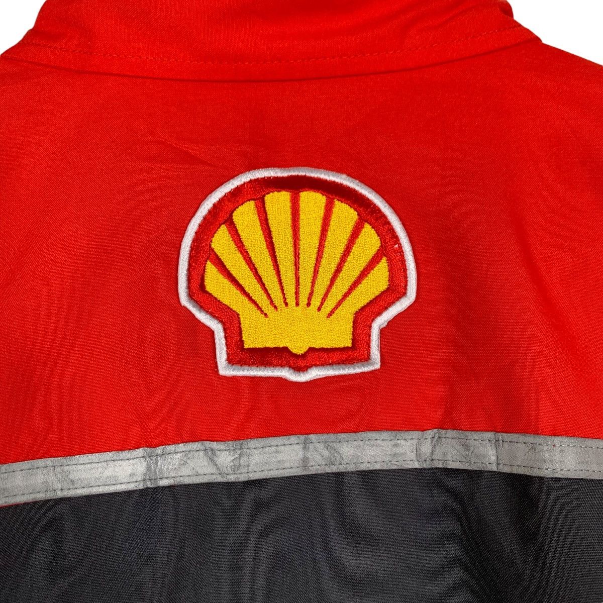 Other SHELL HELIX EMBROIDERY LOGO BUTTON UP SHIRT #0193-C10 Size US XL / EU 56 / 4 - 10 Thumbnail