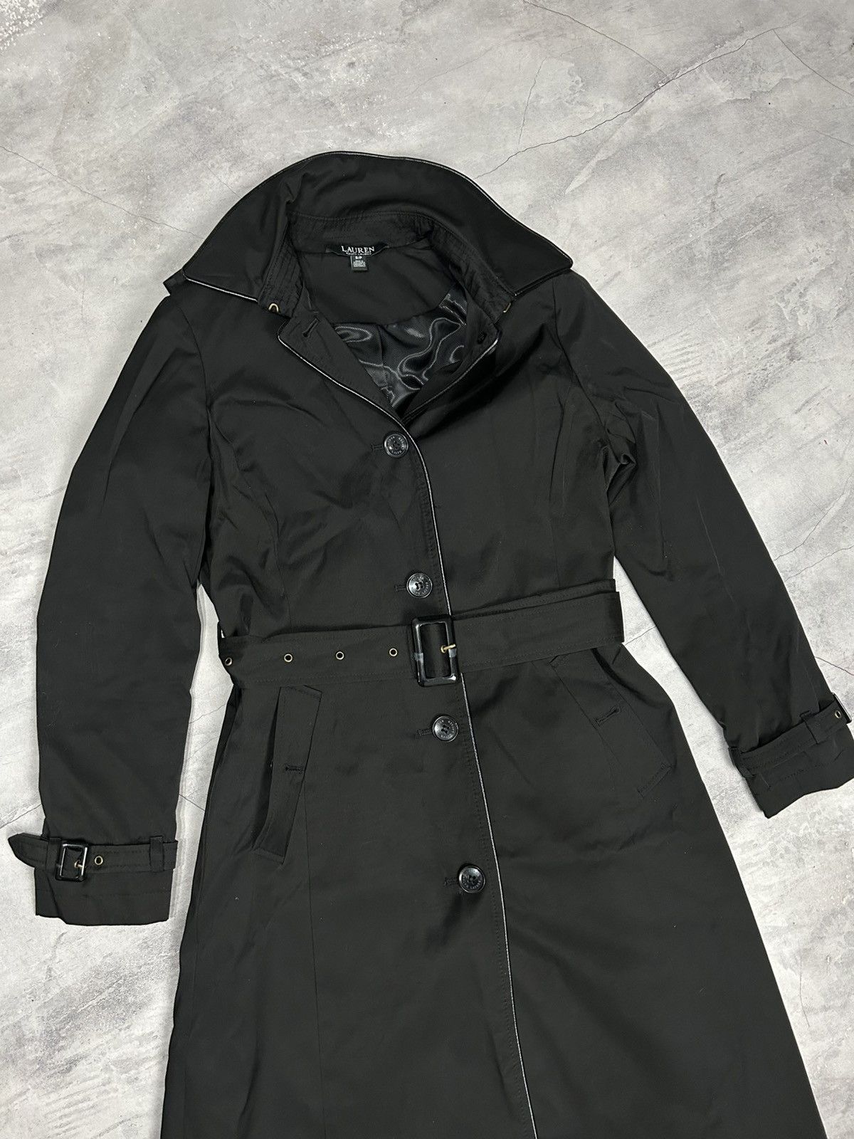 Polo Ralph Lauren Trench Coat Polo Ralph Lauren Rain Jacket Womens Size S / US 4 / IT 40 - 2 Thumbnail