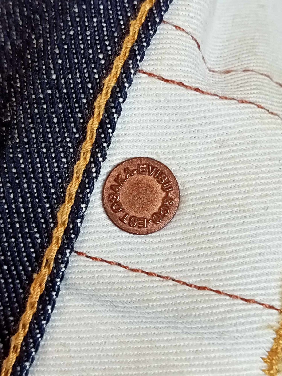 Evisu EVISU LABOR STYLE CRAFT SPECIAL SELVEDGE DENIM Size US 34 / EU 50 - 8 Thumbnail