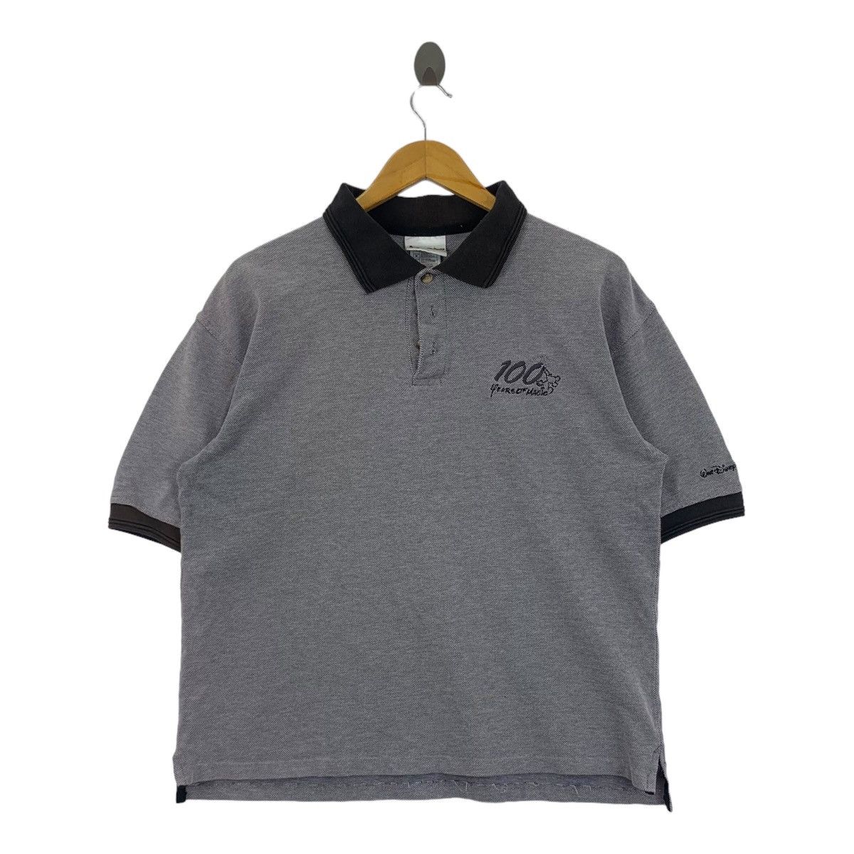 Disney Vintage DISNEY MICKEY MOUSE 100th Anniversary Polo Size M / US 6-8 / IT 42-44 - 1 Thumbnail