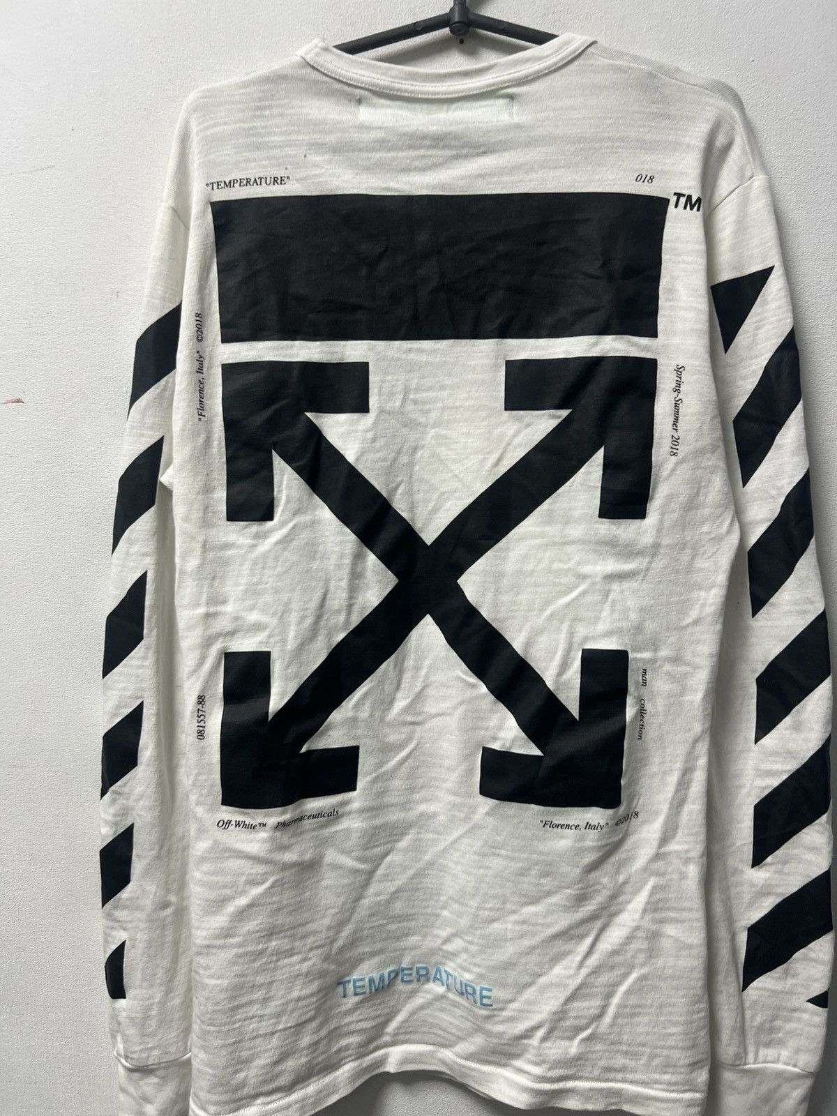 Off-White Off White Mona Lisa Long Sleeve Big Logo Mens Size US S / EU 44-46 / 1 - 15 Thumbnail