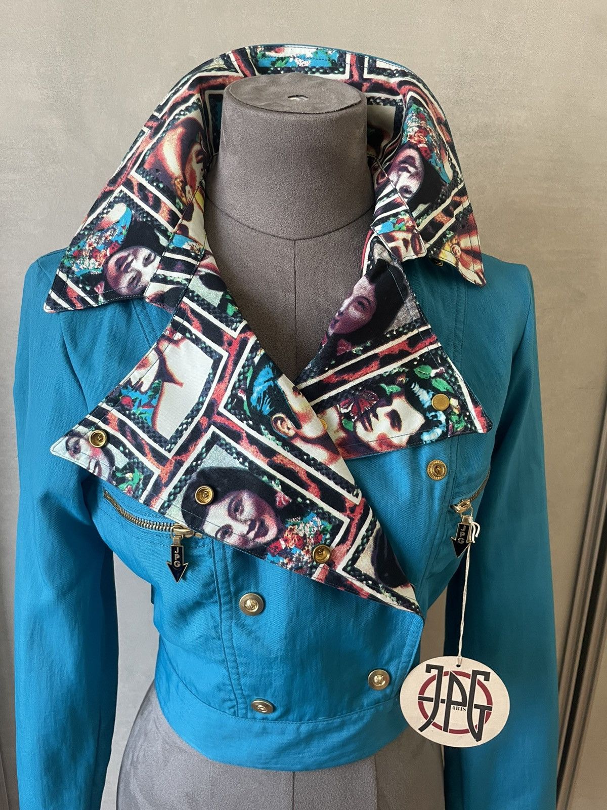 Jean Paul Gaultier JEAN PAUL GAULTIER JPG JACKET ASIAN FACE Size S / US 4 / IT 40 - 2 Thumbnail