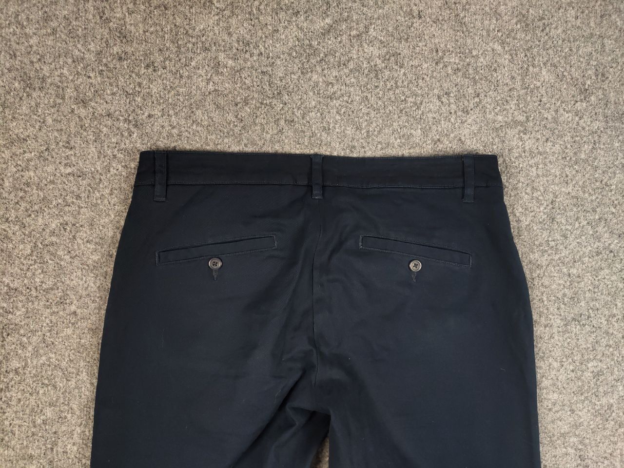 Folk Folk Design Classic Navy Blue Cotton Trouser Pants Size US 34 / EU 50 - 10 Thumbnail
