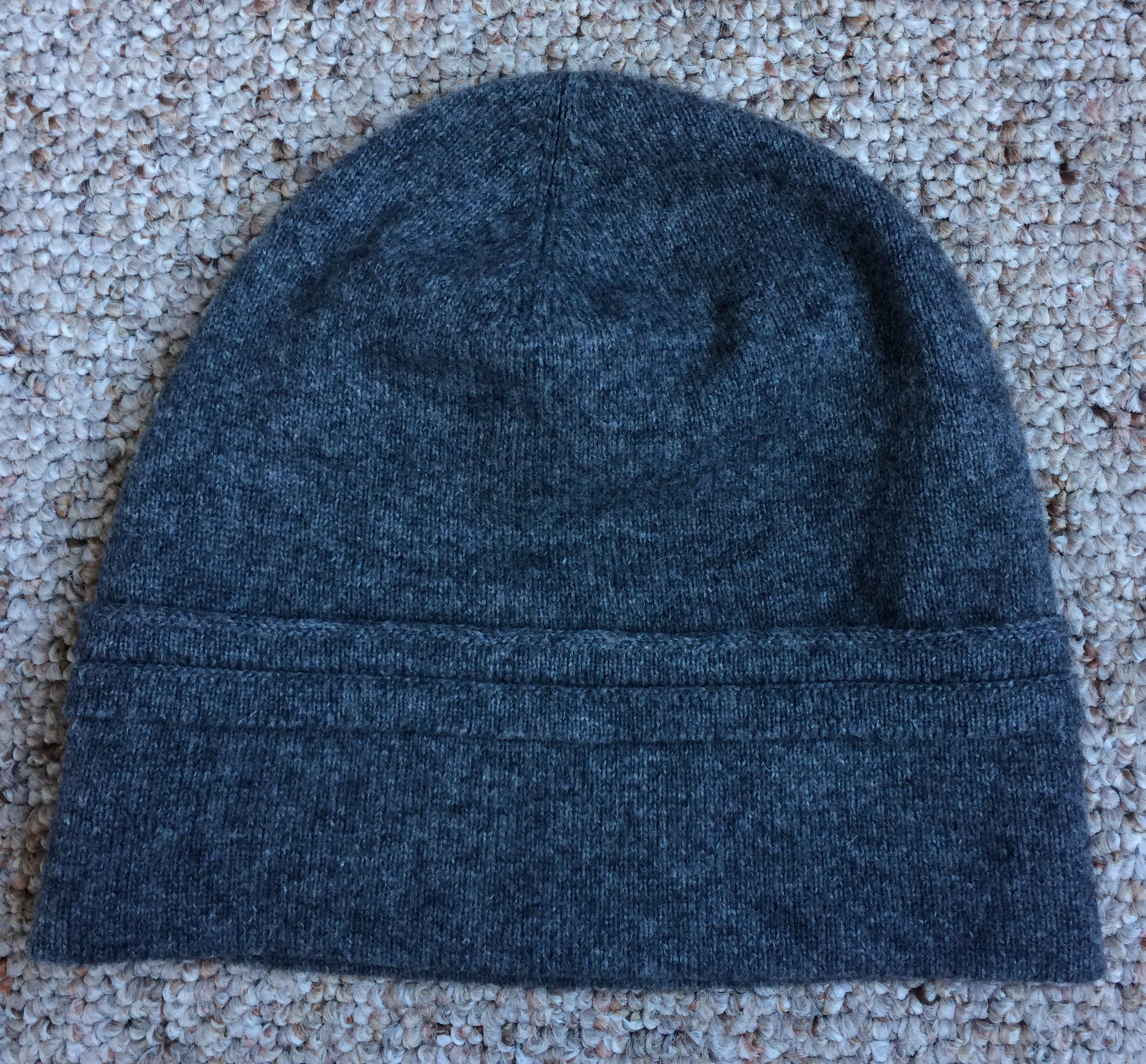 Dior Camel Hair Ribbed Beanie Hat