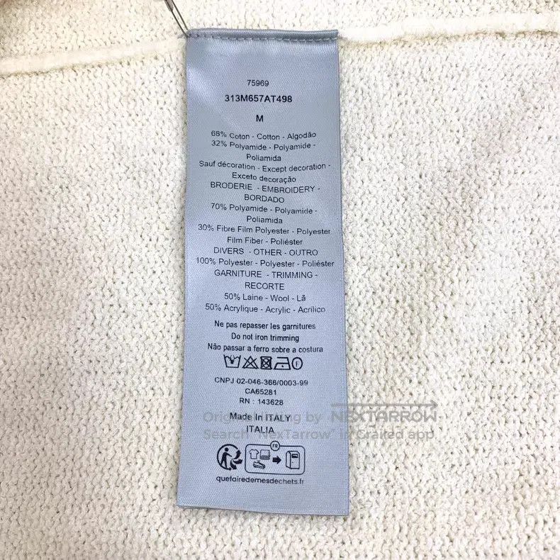 Dior Dior 23 beige rabbit head plush logo letter embroidery cot Size US M / EU 48-50 / 2 - 7 Thumbnail
