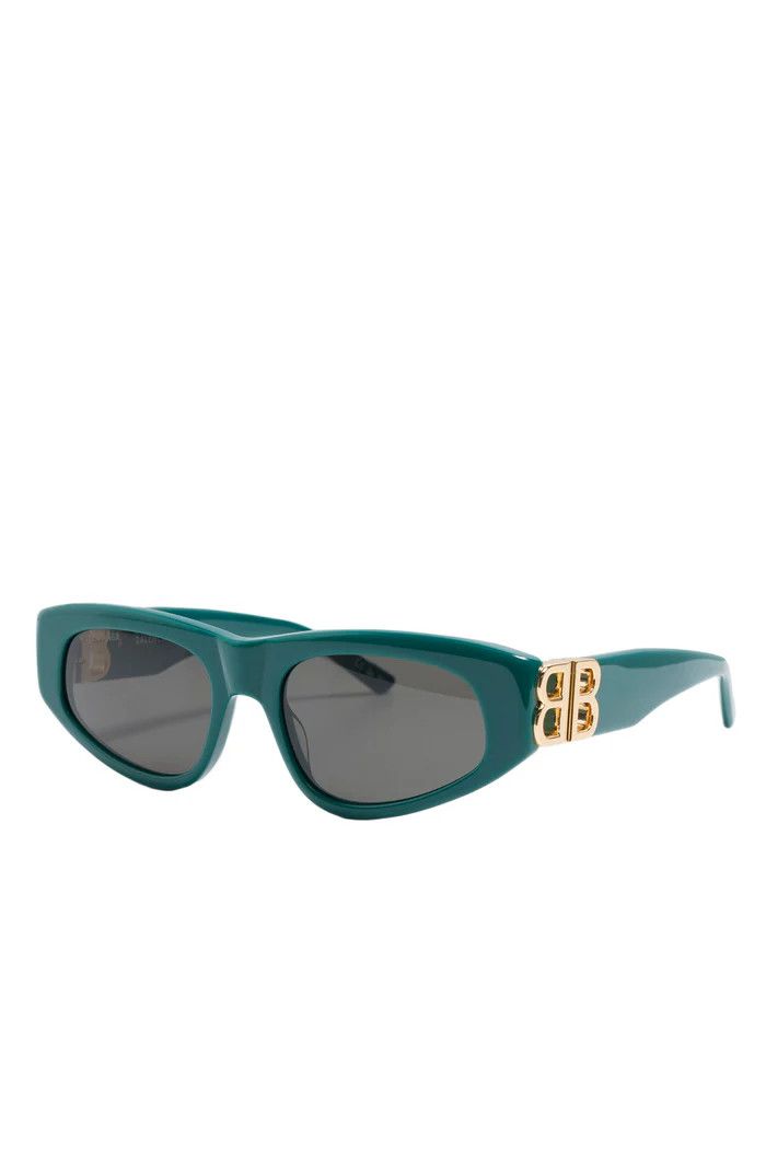 Balenciaga o1in1g1024 Size : OS / Dynasty D-Frame Sunglasses in Green Size ONE SIZE - 1 Thumbnail