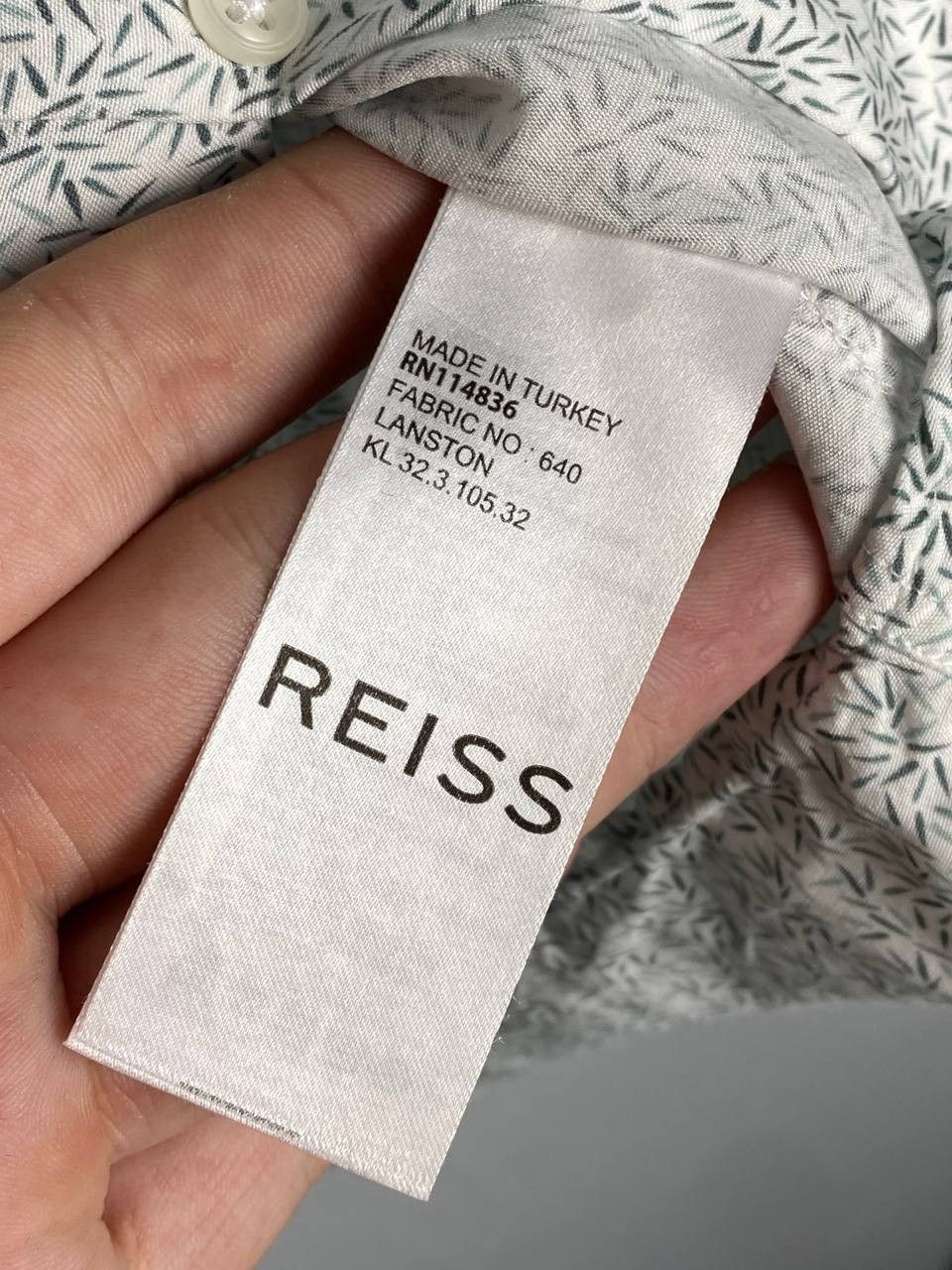 Reiss Reiss Luxury Lanstone Casual Camo Collar Shirt Size US M / EU 48-50 / 2 - 8 Thumbnail