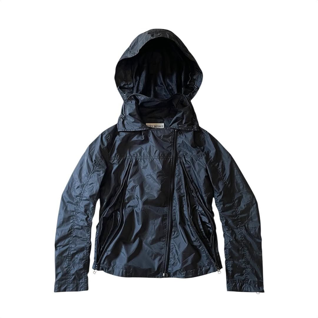 Issey Miyake ISSEY MIYAKE FW13 Assymetrical Zip Design Nylon Jacket Size L / US 10 / IT 46 - 2 Thumbnail