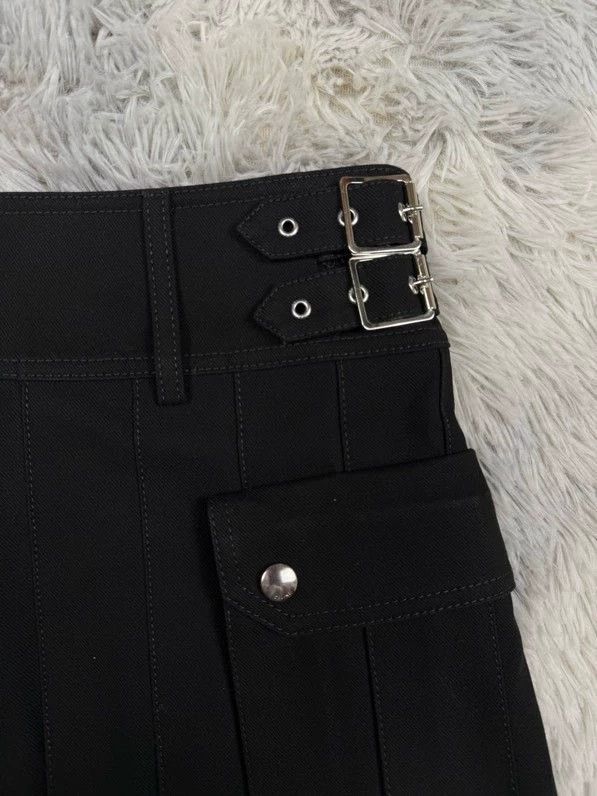 Celine Celine Black Studded Scottish Skirt Size US 30 / EU 46 - 4 Thumbnail