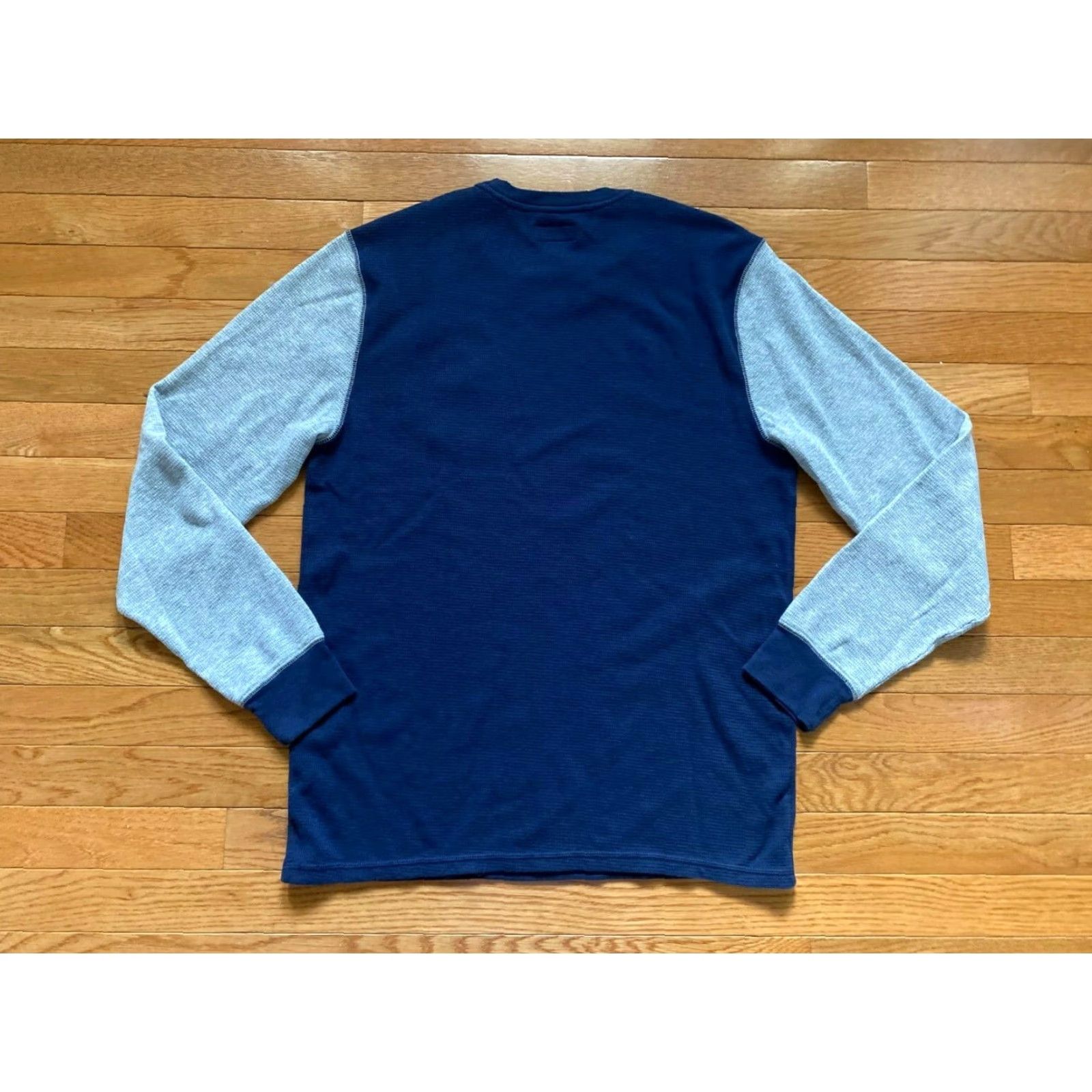 Polo Ralph Lauren Polo Ralph Lauren Mens L Thermal Waffle Knit Polo Crest Patch Long Sleeve Shirt Size US L / EU 52-54 / 3 - 2 Thumbnail