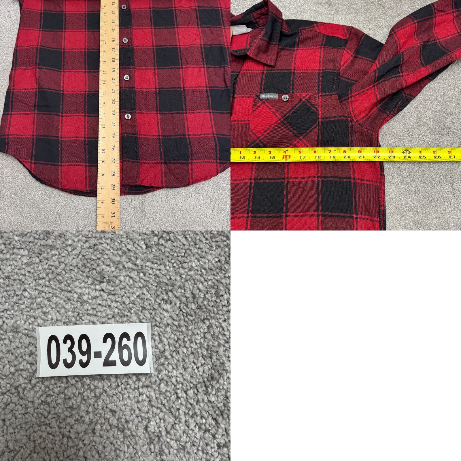 Vintage Columbia Shirt Mens Medium Red Plaid Long Sleeve Button-Up Casual Flannel Size US M / EU 48-50 / 2 - 9 Thumbnail