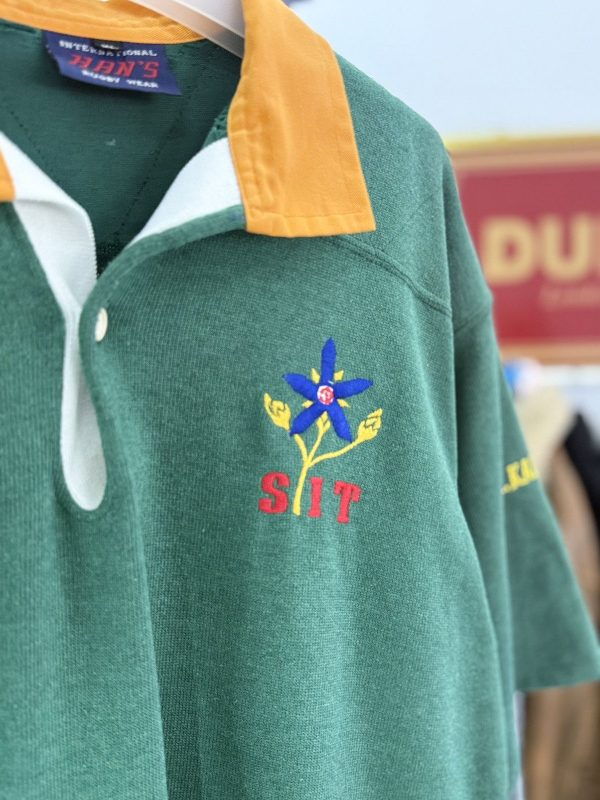 Vintage 🔥 Vintage 90's Han's Rugby Club Short sleeves Polo Shirt -XL Size US M / EU 48-50 / 2 - 4 Thumbnail