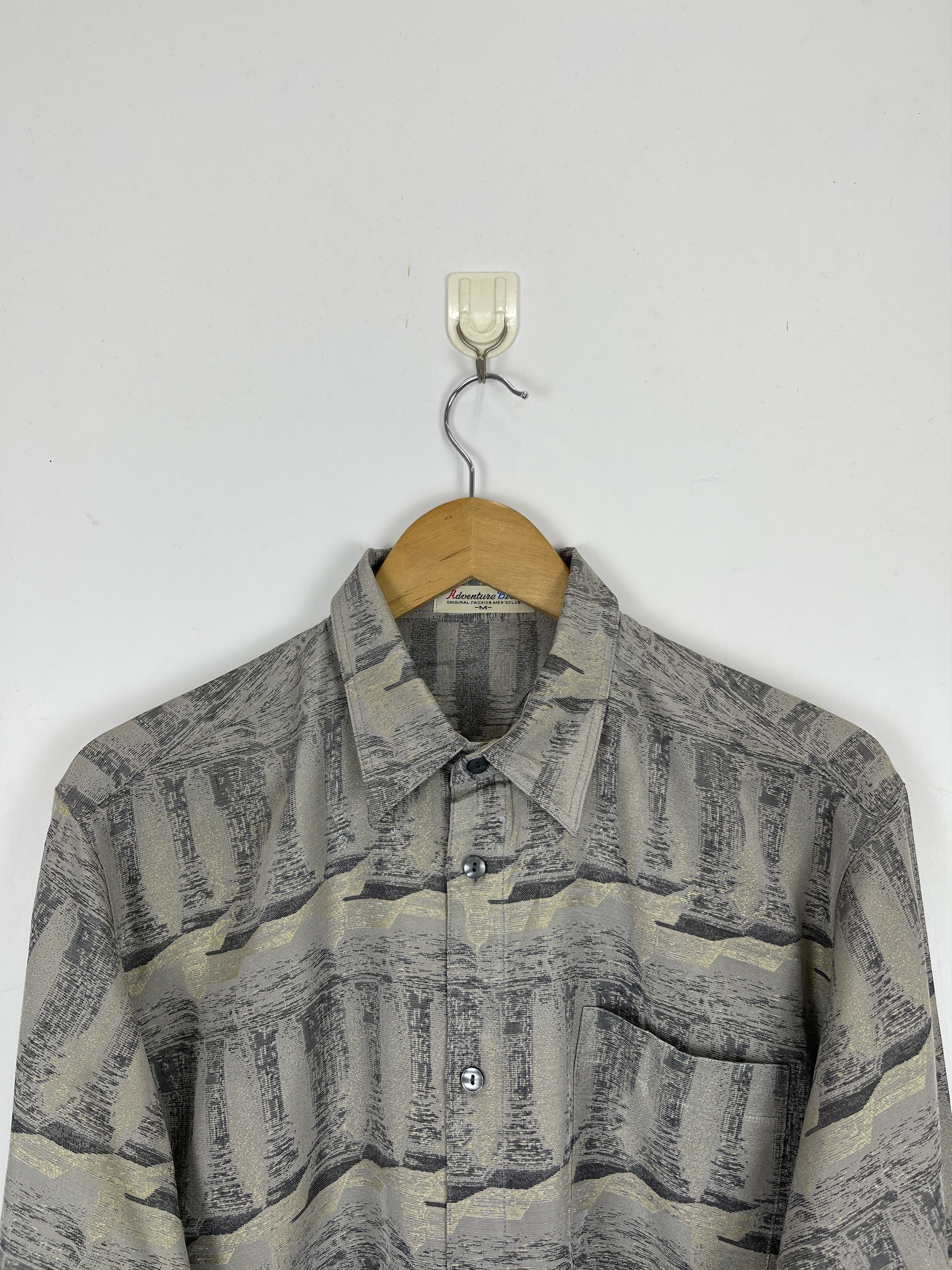 Vintage Vintage 80s Japanese Brand Silk Shirt TA0384 Size US M / EU 48-50 / 2 - 2 Thumbnail