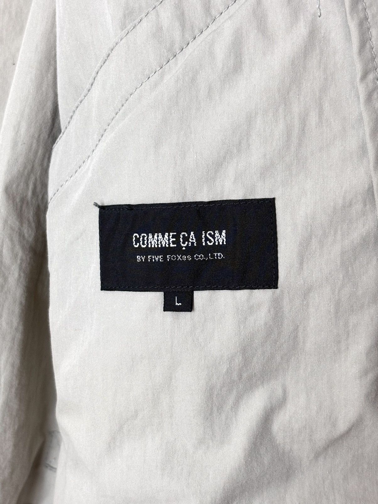 Japanese Brand Comme Ça Ism Minimal Zip Jacket Size US L / EU 52-54 / 3 - 12 Thumbnail