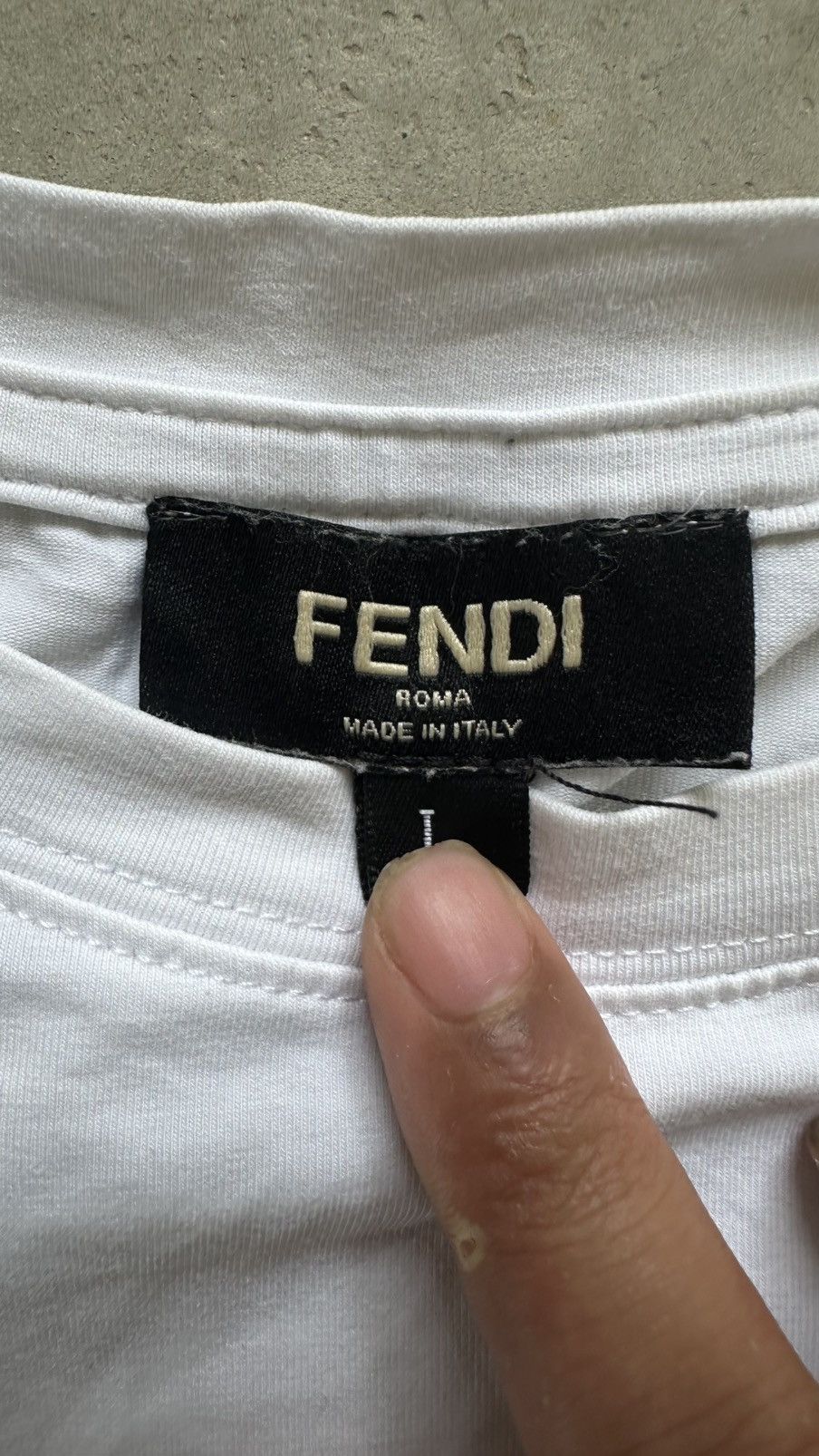 Fila FENDI ROMA FILA SPELLOUT TEE Size US M / EU 48-50 / 2 - 3 Thumbnail