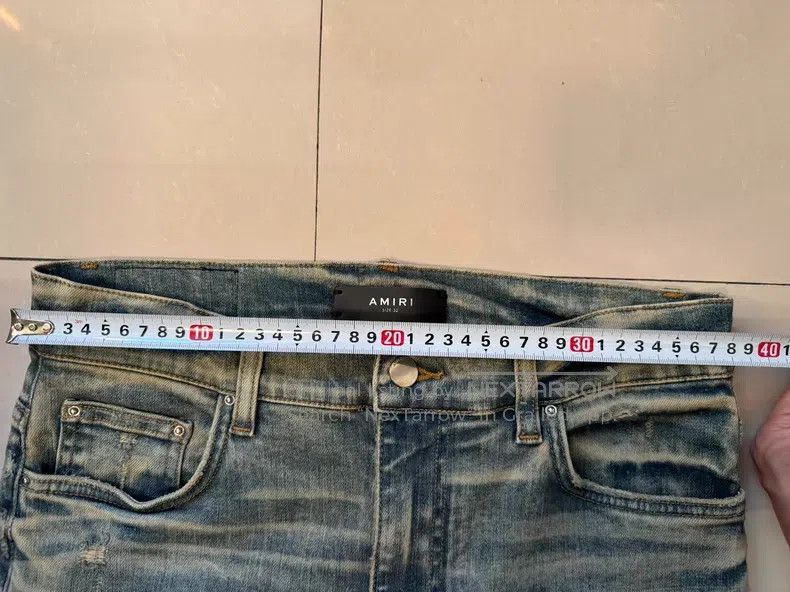 Amiri Amiri Yellow mud water-washed denim pants Size US 32 / EU 48 - 5 Thumbnail