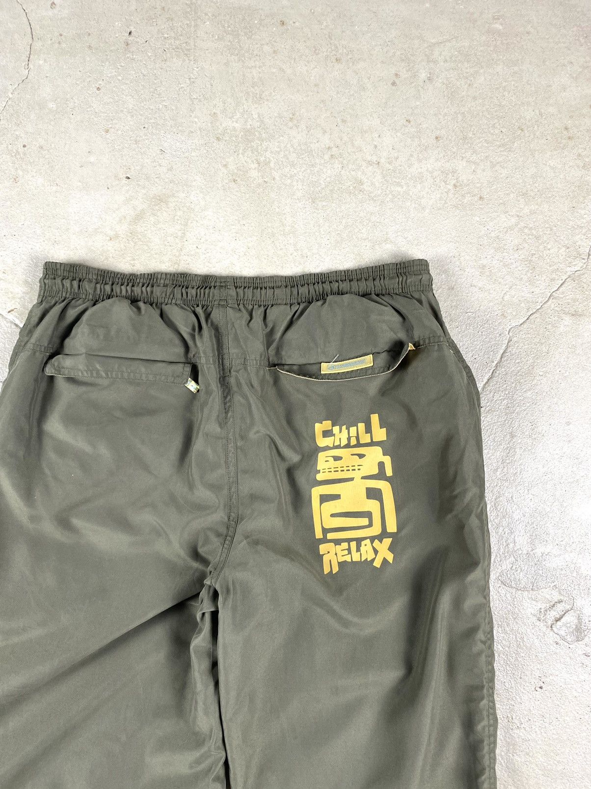 Japanese Brand Y2K Vintage Track Pants Rap Travis Scott Style Vtg Hype Size US 33 - 12 Thumbnail