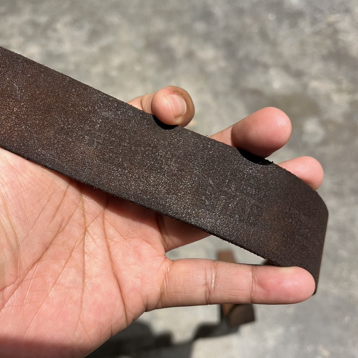 Levi's Vintage Levi’s Brown Leather Brass Buckle Belt Size ONE SIZE - 4 Thumbnail