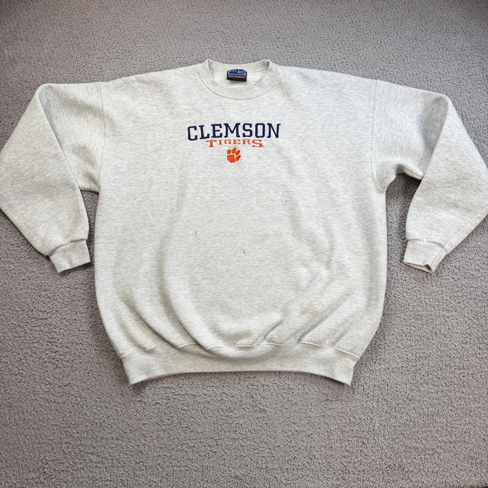 Other Vintage 90s Clemson Tigers Crewneck Sweatshirt USA Made XXL Size US XXL / EU 58 / 5 - 1 Thumbnail