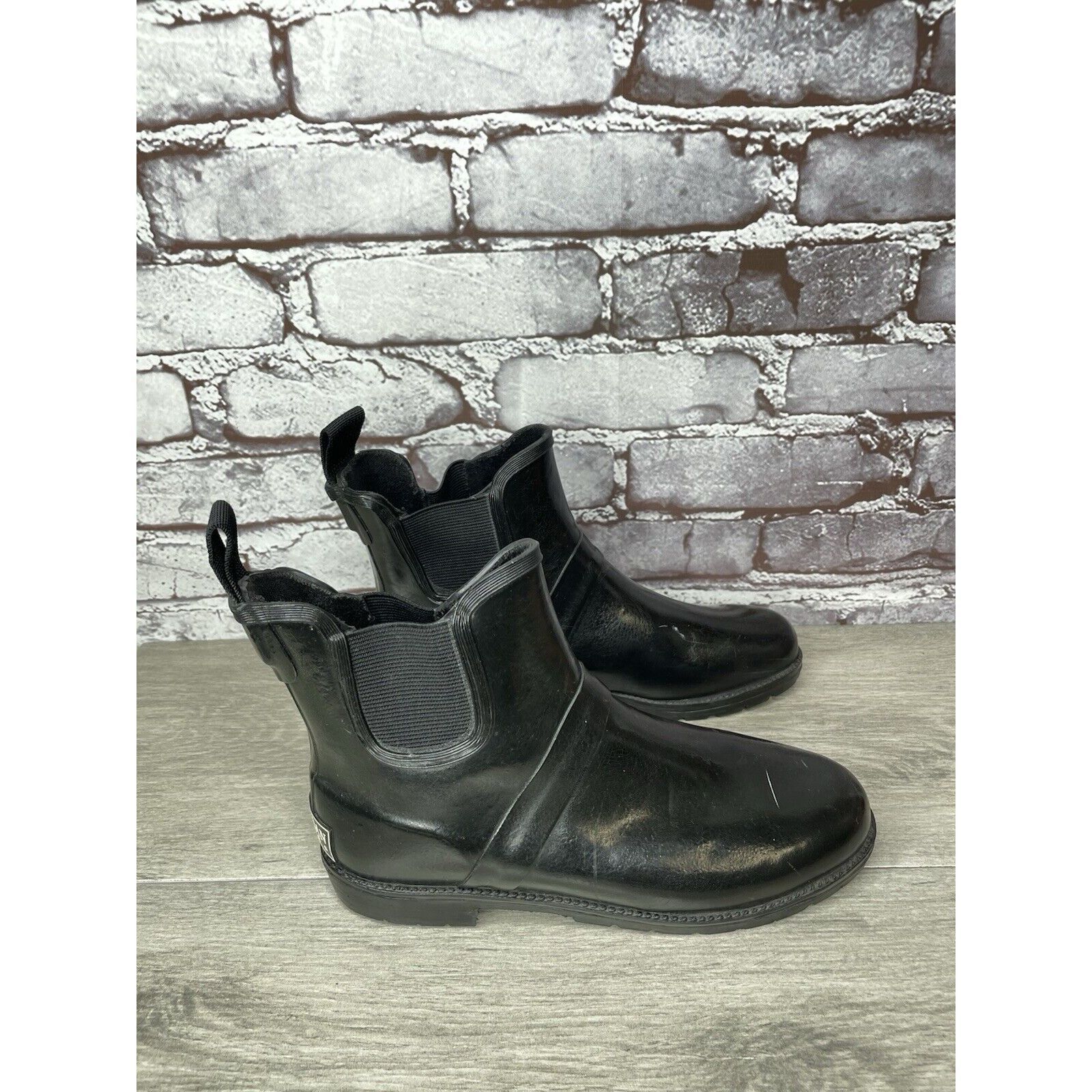 Cole Haan Cole Haan Sporting Black Rubber Pull On Chelsea Ankle Rain B Size US 6 / IT 36 - 17 Thumbnail