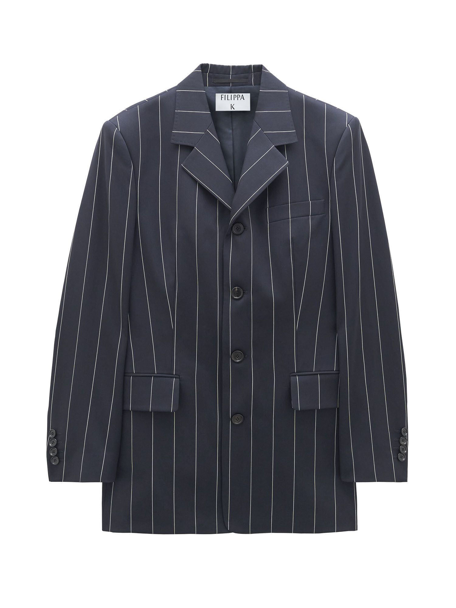 Filippa K Filippa K Wool Pinstripe Blazer Blazer Size XS / US 0-2 / IT 36-38 - 1 Thumbnail