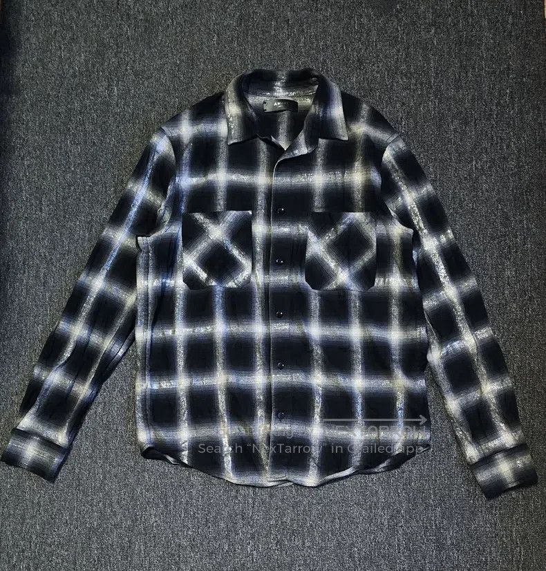 Other Amiri Gingham Shirt with Black and White Plaid Size US S / EU 44-46 / 1 - 1 Thumbnail
