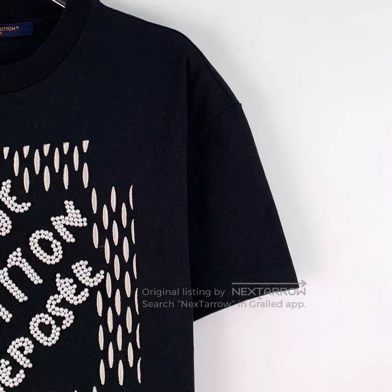 Louis Vuitton Louis Vuitton Black logo monogrammed beaded cotton short s Size US XS / EU 42 / 0 - 3 Thumbnail