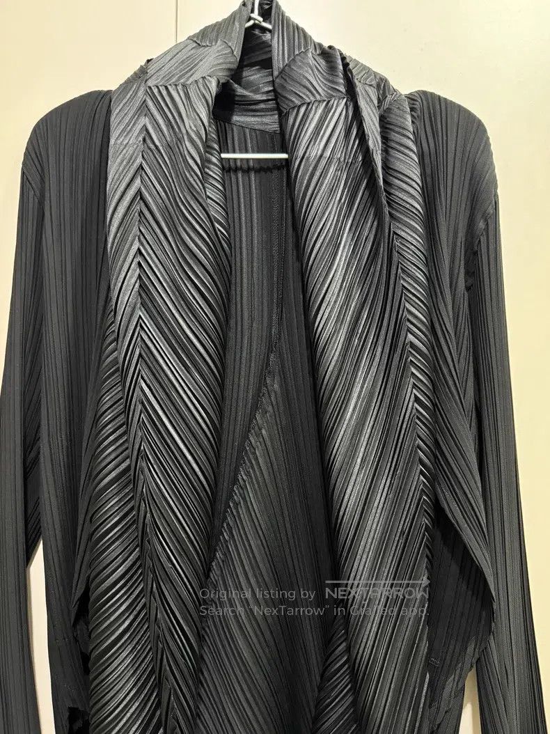 Issey Miyake Main Line Swallowtail Long Cardigan