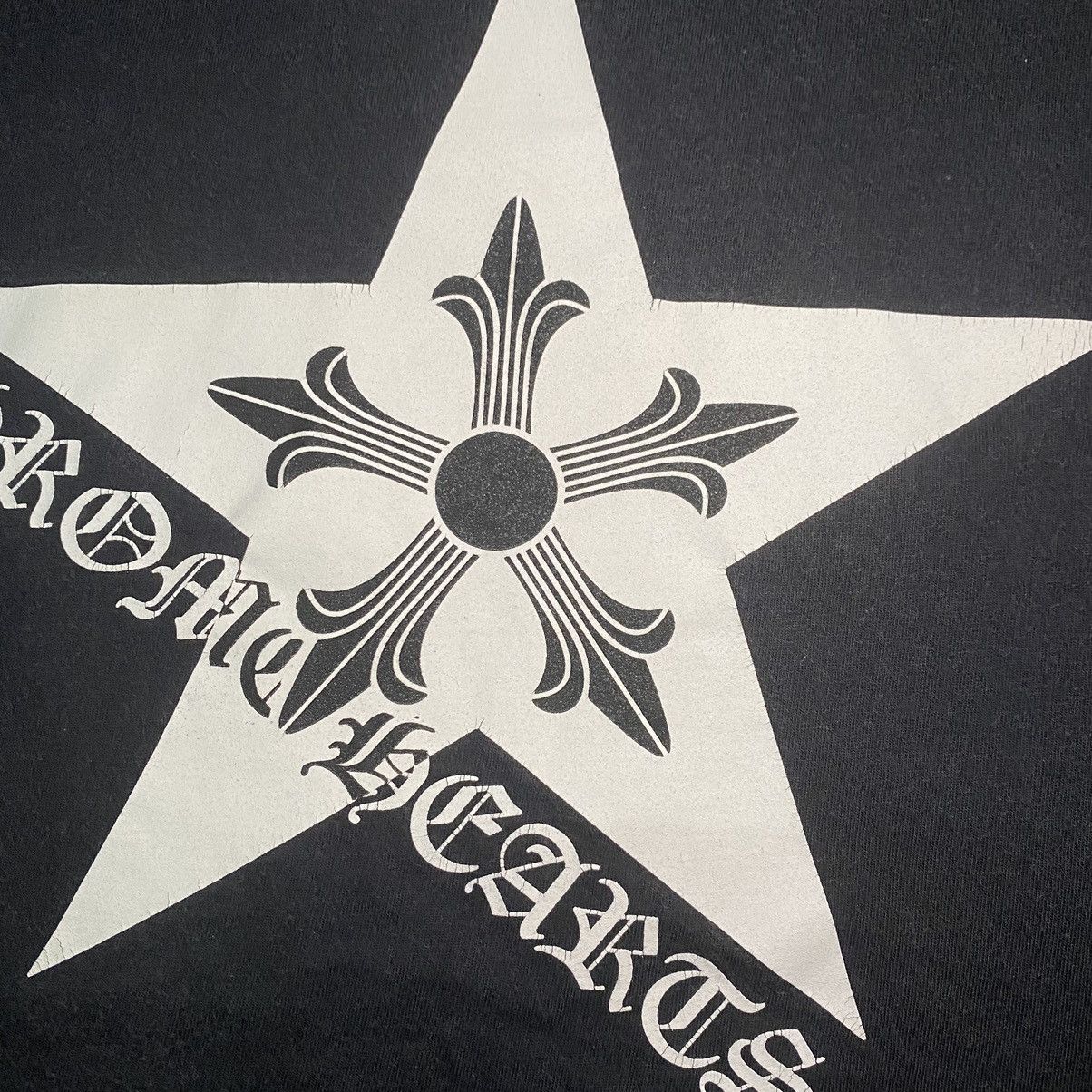Chrome Hearts VINTAGE CHROME HEARTS STAR GRAPHIC POCKET T SHIRT Size US S / EU 44-46 / 1 - 10 Thumbnail