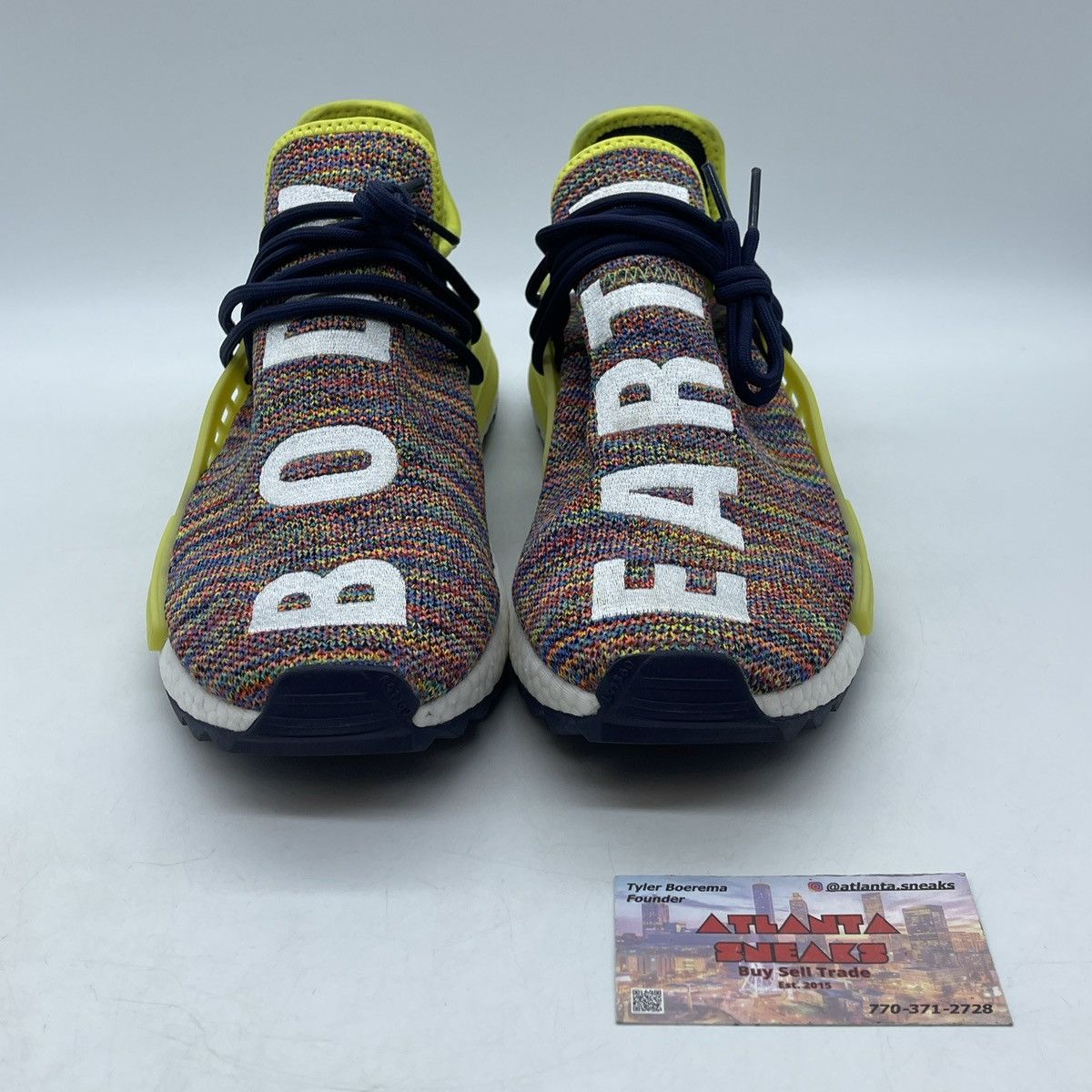 Adidas Pharrell x NMD trail human race Size US 9.5 / EU 42-43 - 2 Thumbnail