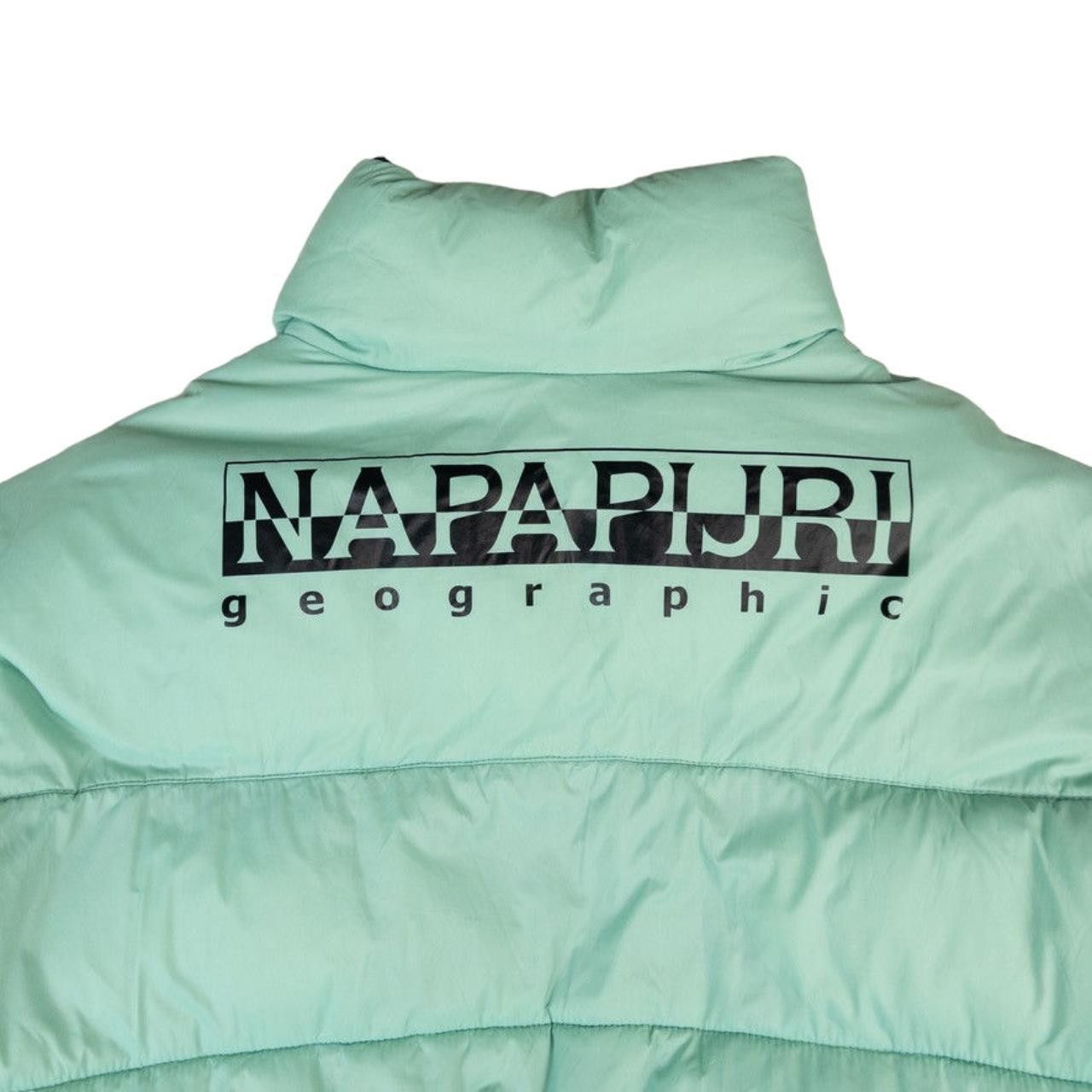 Napapijri Vintage Napapijiri Georgraphic Zip Up Puffer Jacket Size L Size US L / EU 52-54 / 3 - 3 Thumbnail