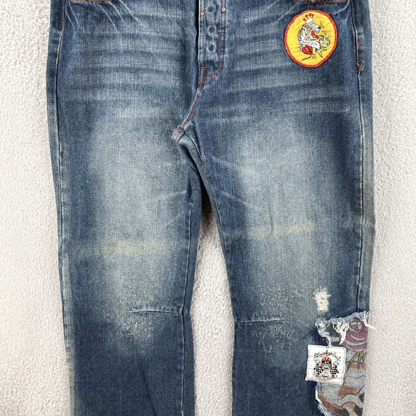 Ed Hardy VINTAGE Ed Hardy Men’s Jeans Shirt None? Size US 40 / EU 56 - 3 Thumbnail