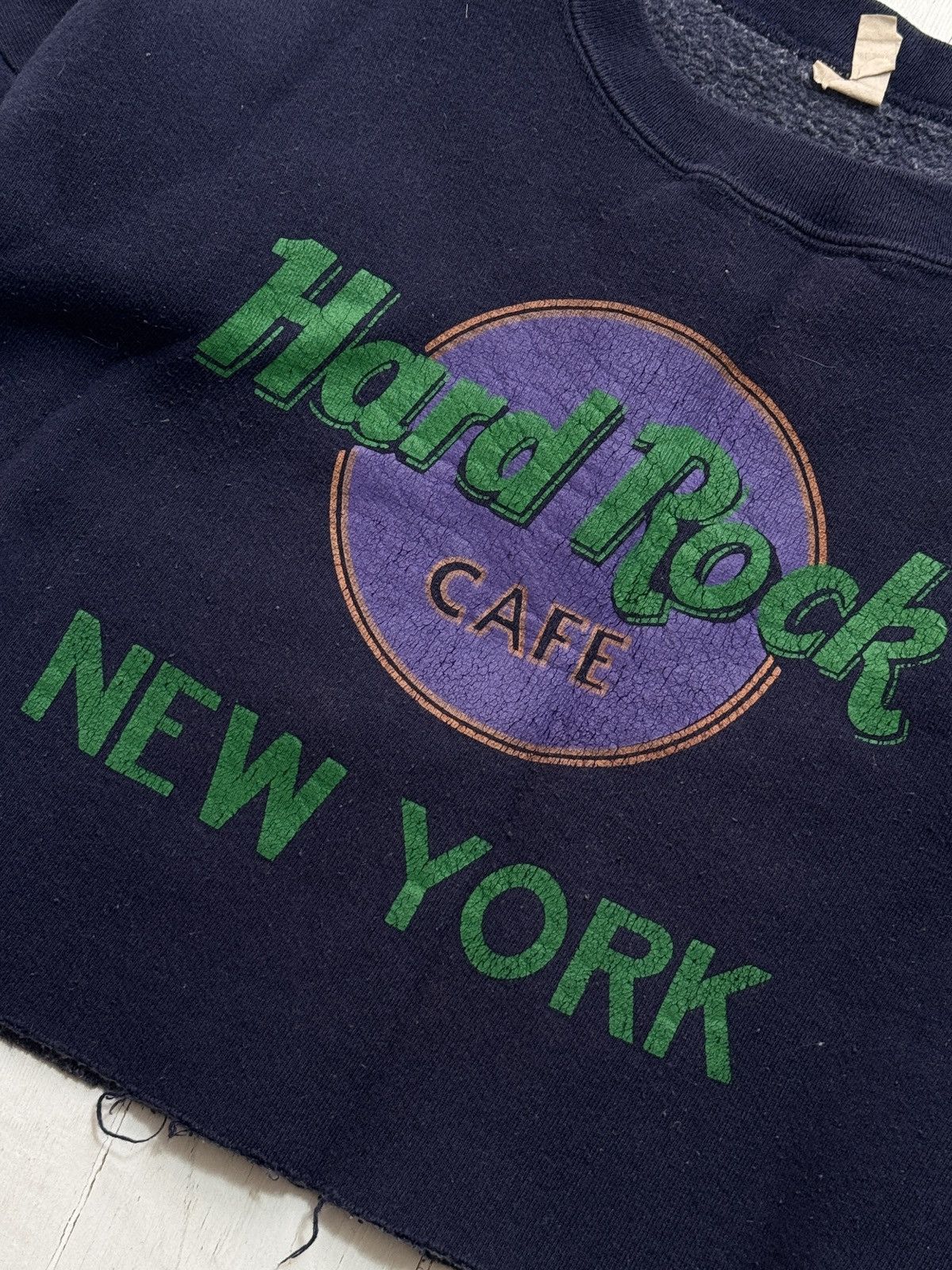 Hard Rock Cafe VINTAGE HARD ROCK RARE CROPPED SWEATSHIRT Size S / US 4 / IT 40 - 6 Thumbnail