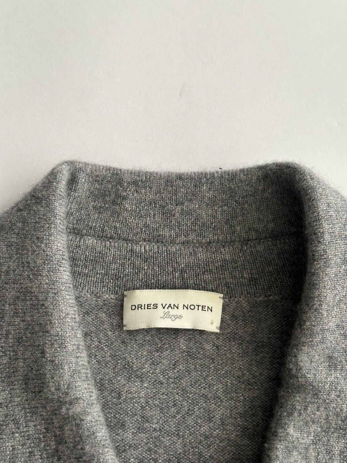 Dries Van Noten Dries Van Noten Cashmere Shirt Cardigan Sweater Size US L / EU 52-54 / 3 - 7 Thumbnail
