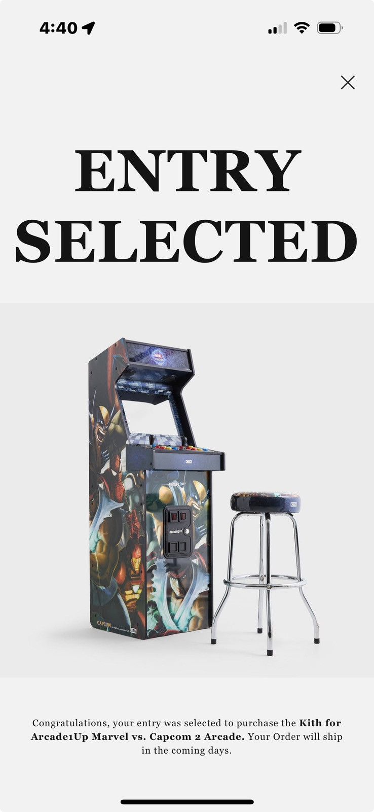 Kith × Marvel Comics Kith for Arcade1Up Marvel vs. Capcom 2 Arcade Size ONE SIZE - 1 Preview