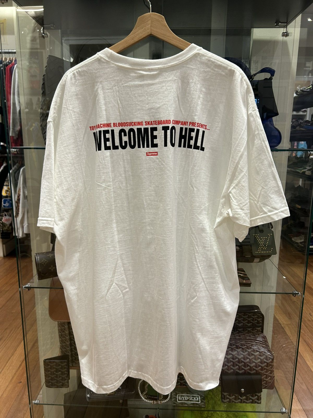 Supreme Supreme Welcome To Hell Tee Size US XXL / EU 58 / 5 - 2 Thumbnail