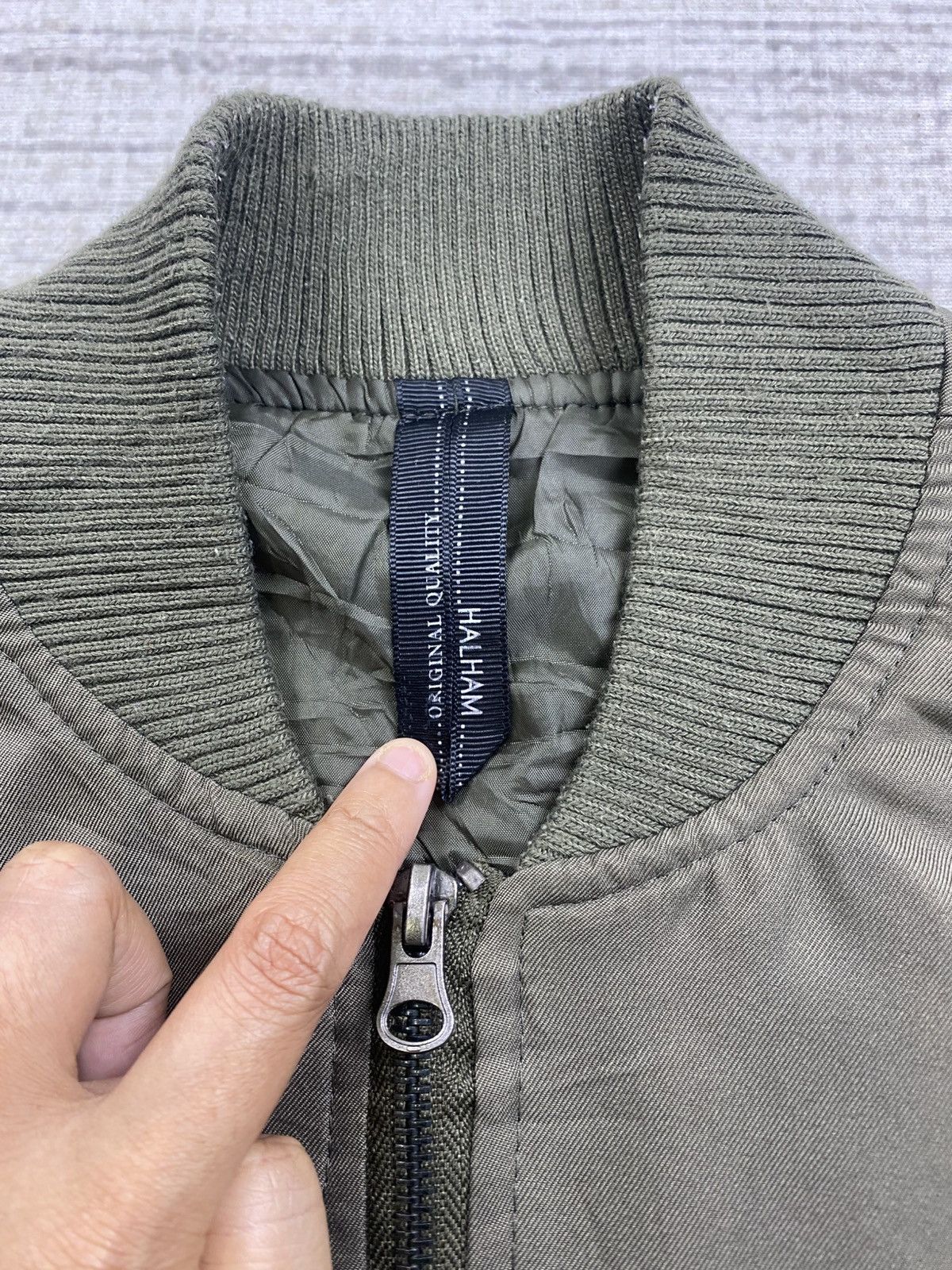 Japanese Brand × Vintage Vintage Halham Japanese Brand Bomber Jacket Size US M / EU 48-50 / 2 - 8 Thumbnail