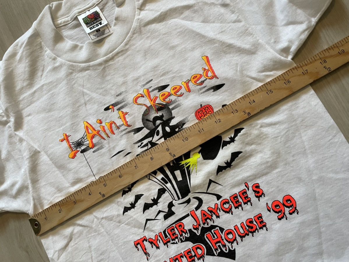 Vintage Vintage 90s Hounted House Tee I Ain’t Skeered Sz Small Size US S / EU 44-46 / 1 - 4 Thumbnail